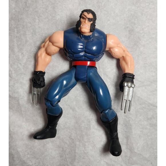 Toy Biz Vintage X-Men Logan Wolverine With Eye Patch And Quark 5" Action Figures - Picture 3 of 8